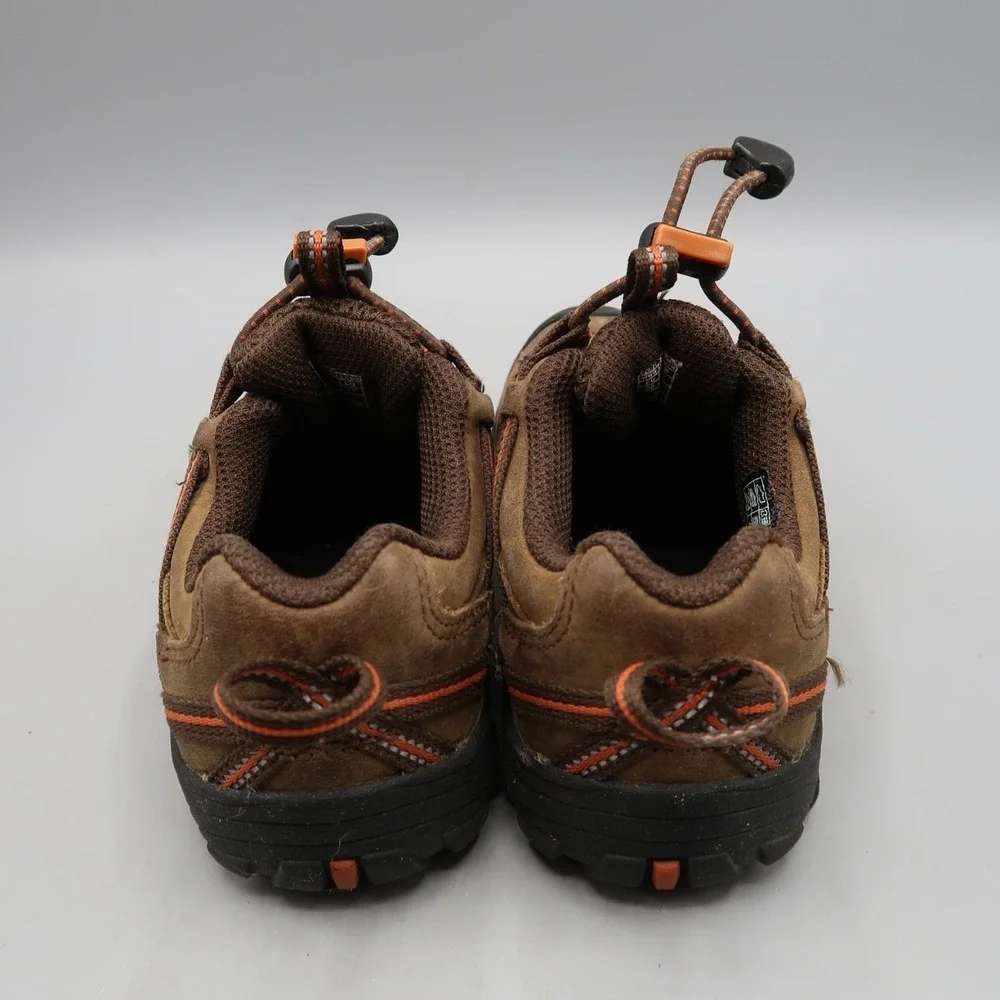 KEEN Kids Hiking Shoes Size 10 US EU 28 Brown Black Trail Outdoor Waterproof